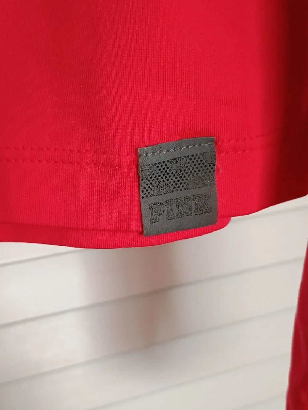 PINK Victoria's Secret Bright Pink Half-Zip Pullover - Picture 2 of 5